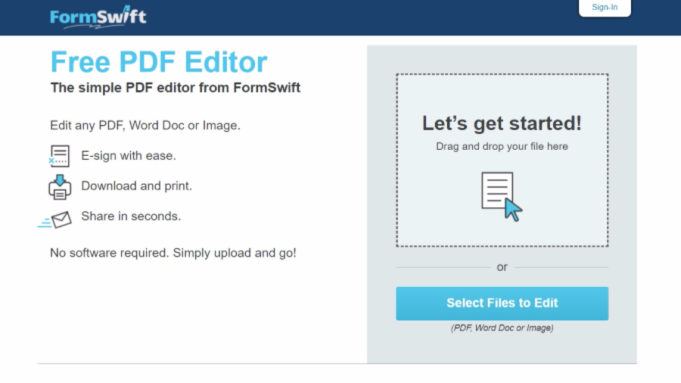 online pdf editor no sign up
