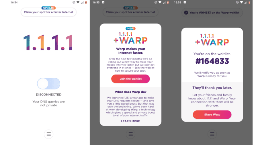 Cloudfare 'Warp' هي خدمة VPN مجانية جديدة توفر تصفح سريع