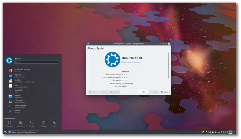 Kubuntu 19.04 Disco