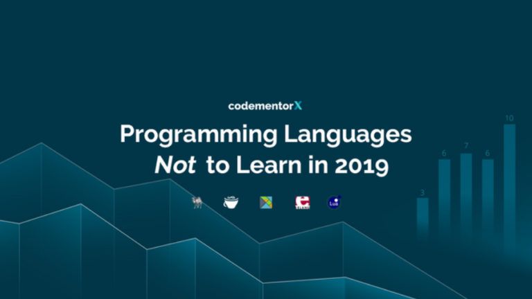 coding anguages not to learn in 2019