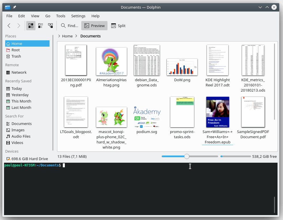 KDE Applications 19.04 发布，包含大量更新