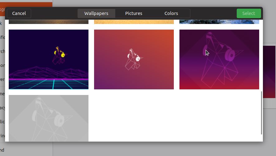 ubuntu 19.04 novos wallapapers