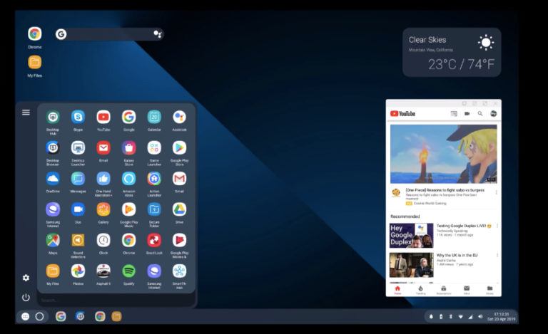 Android Q desktop mode