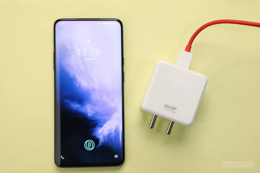OnePlus 7 Pro warp charging charger