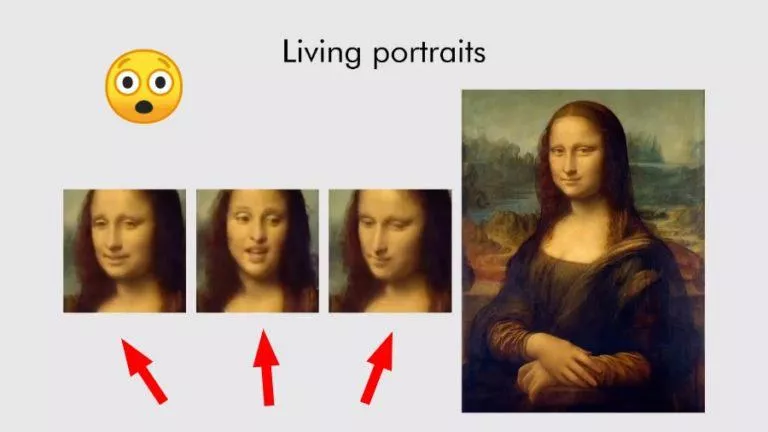 Samsung AI Mona Lisa Real Animation