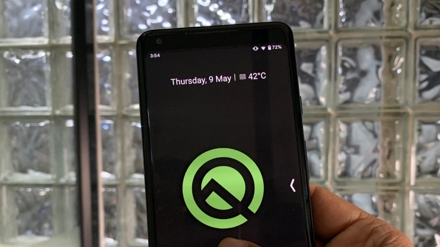 Turn on gesture navigation in android q