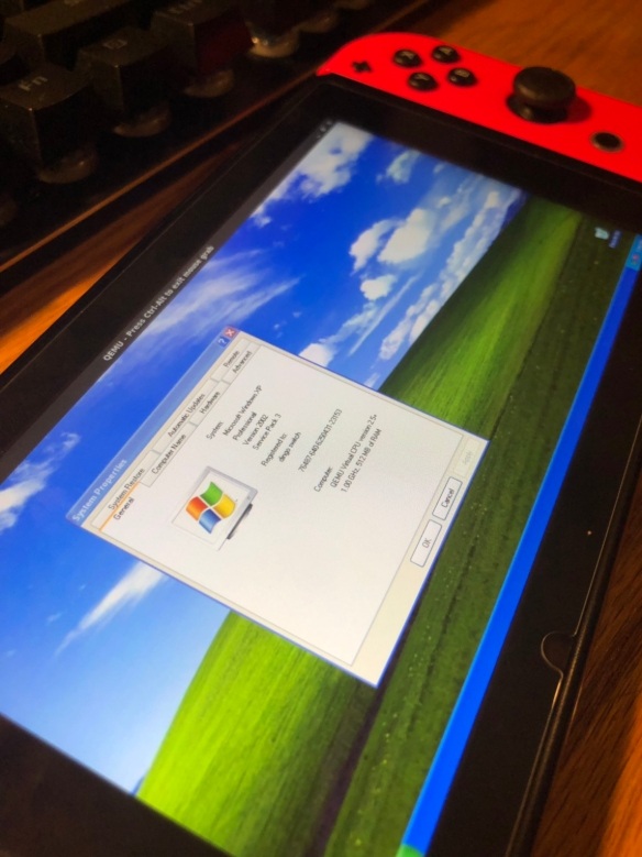 Windows XP Successfully Booted On Nintendo Switch