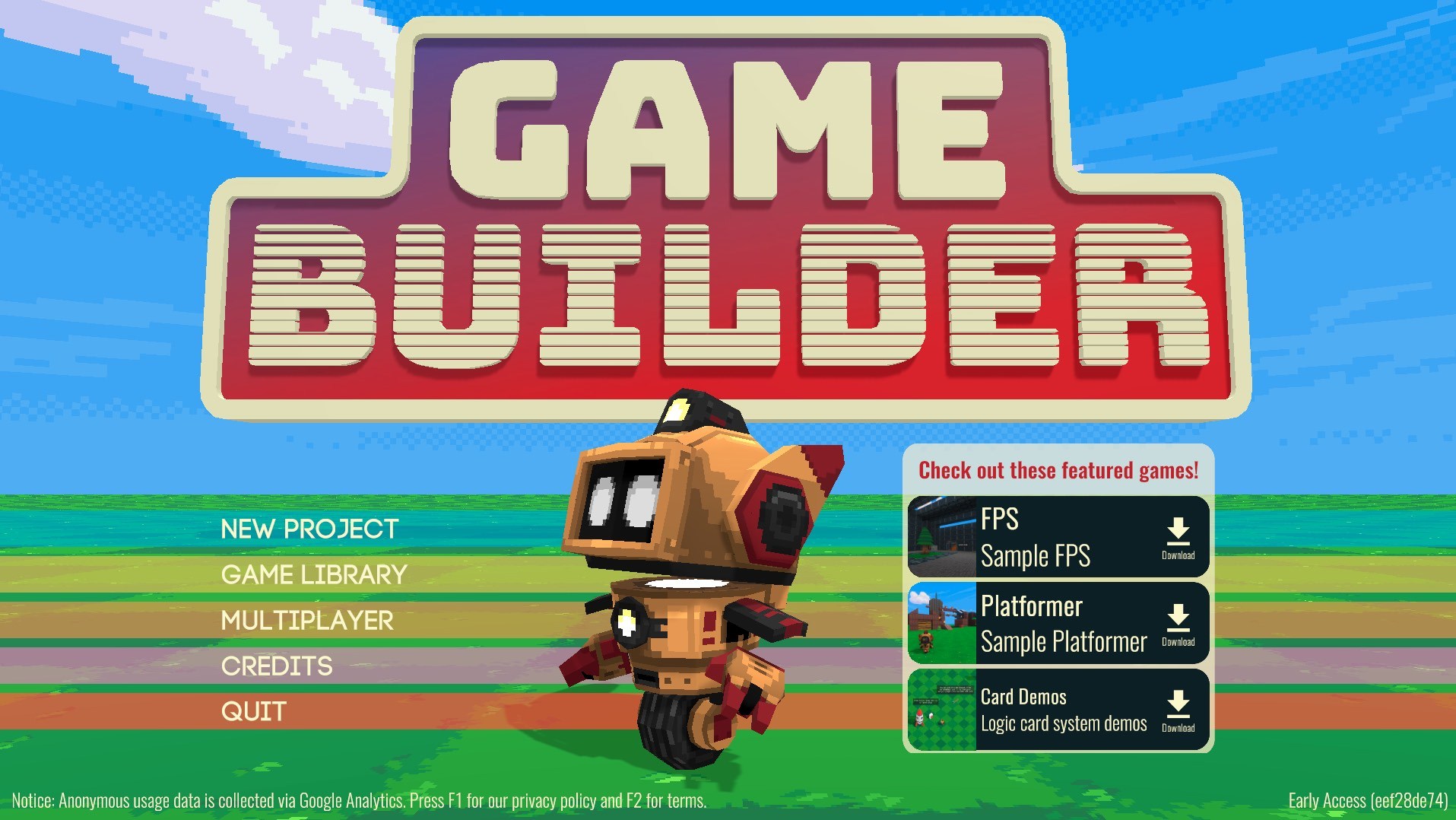 google game builder app steam