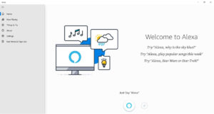 Amazon Alexa Windows 10 Home Screen