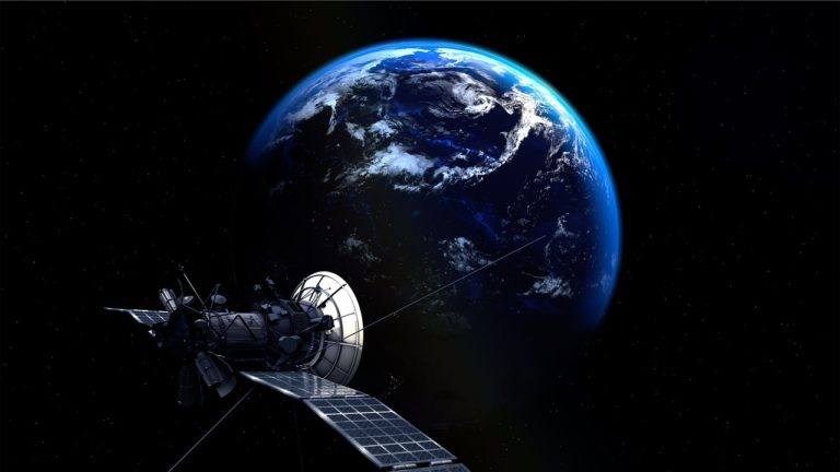 Amazon satellites in space for internet