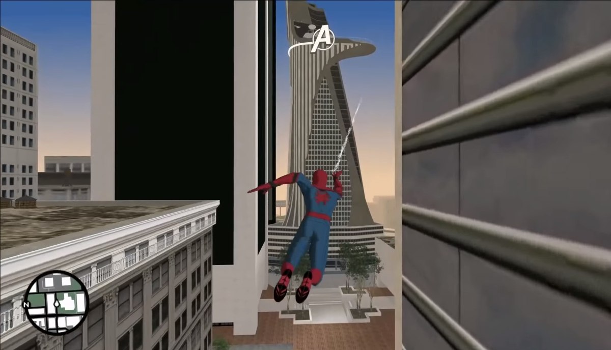 gta san andreas spiderman skin