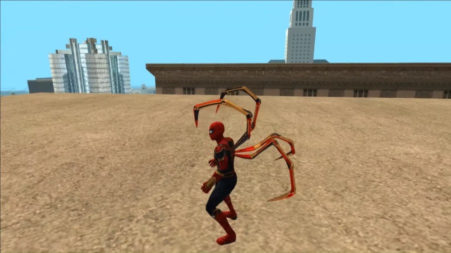 Grand Theft Auto San Andreas gets a PS4 Spider-Man Mod