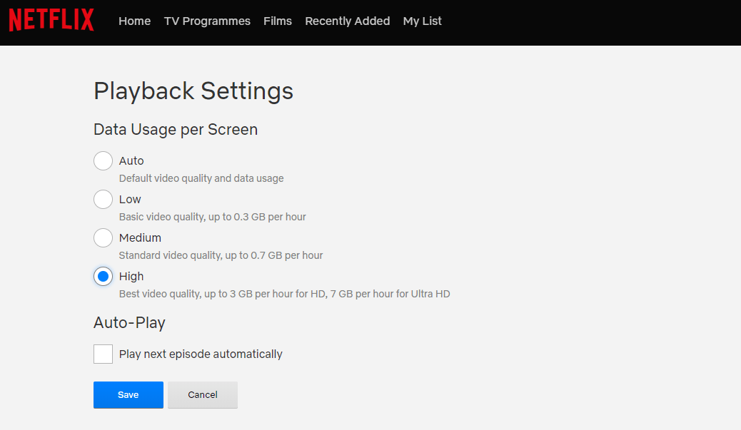 Netflix Is Not Working 5 Change Streaming Quality