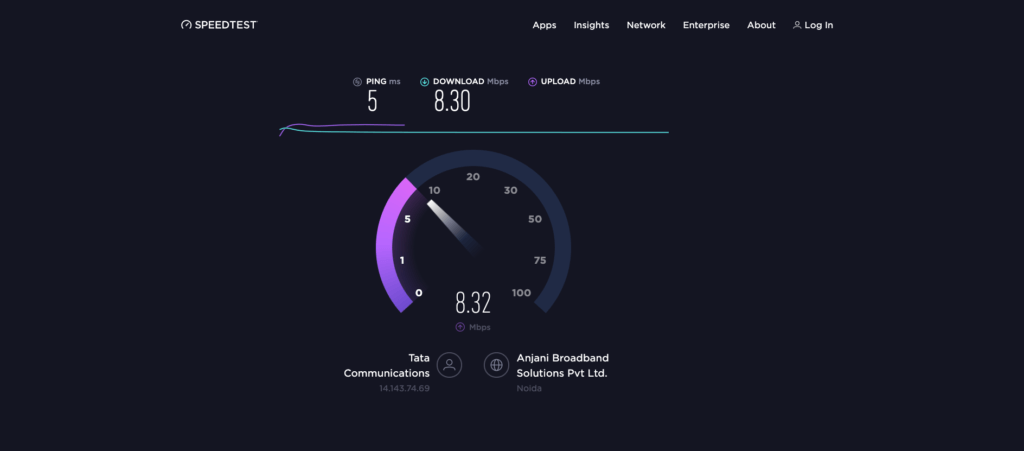 Ookla speedtest