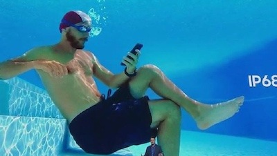 samsung phones underwater