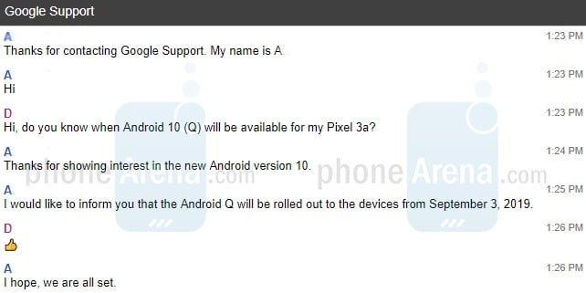 Android 10 release date revealed September 3 2