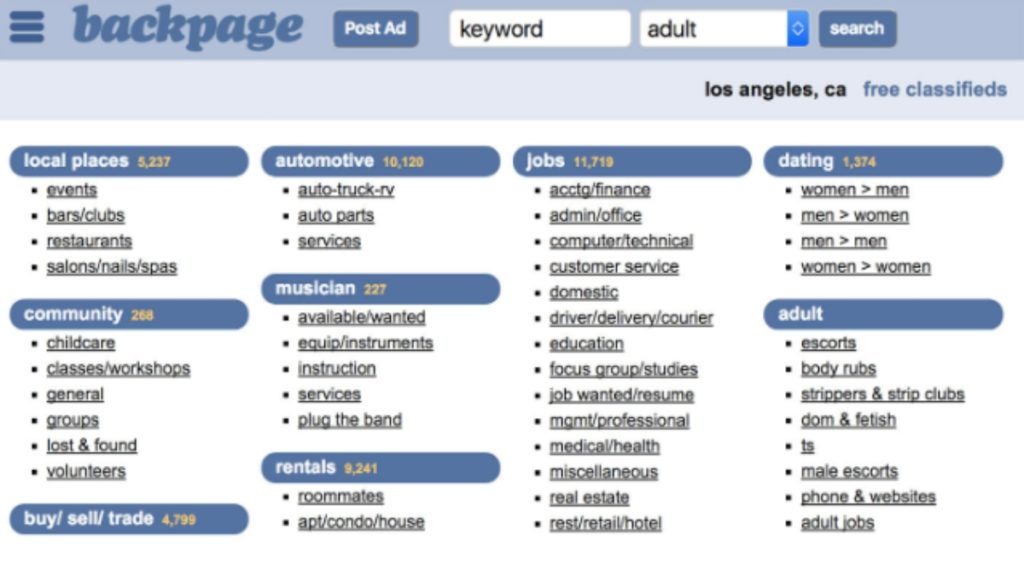 san mateo backpage dating shut down