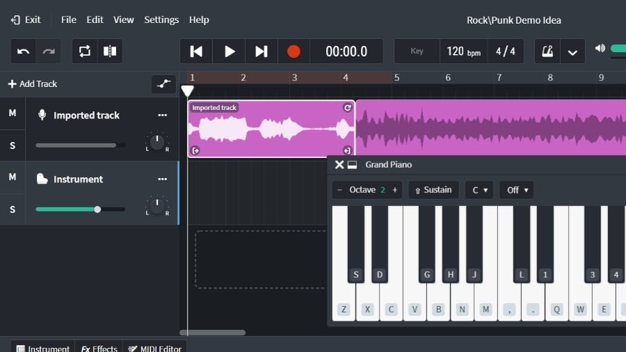 cake walk bandlab