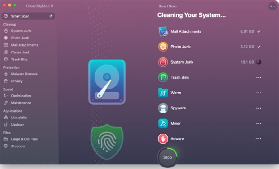 mac cleaner utility system