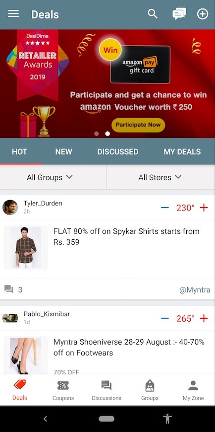 Desi Dime: best coupon app