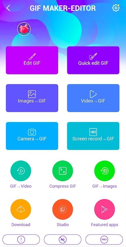 upload gif without video to gif maker