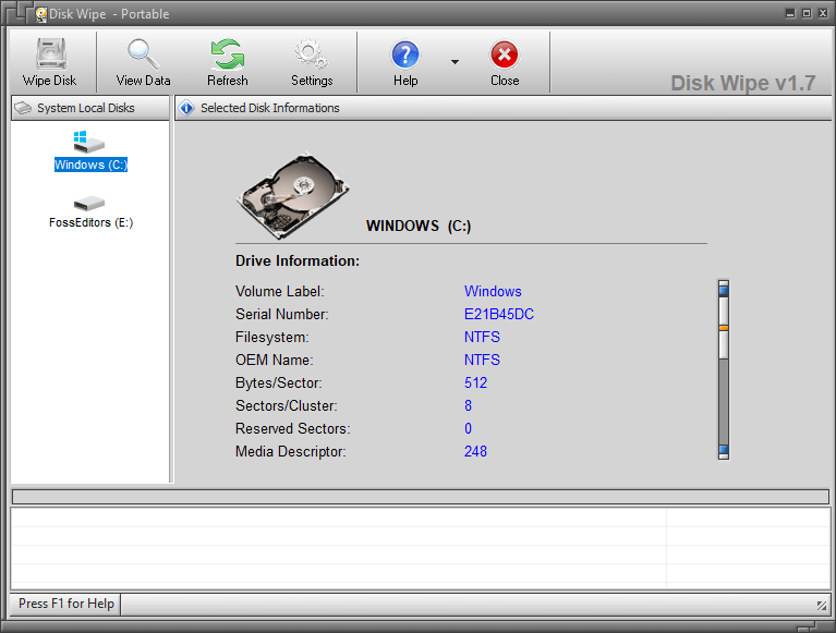 Program to deals overwrite hard drive