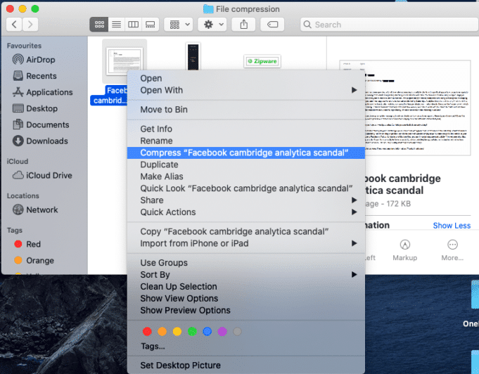 zip files for mac and windows