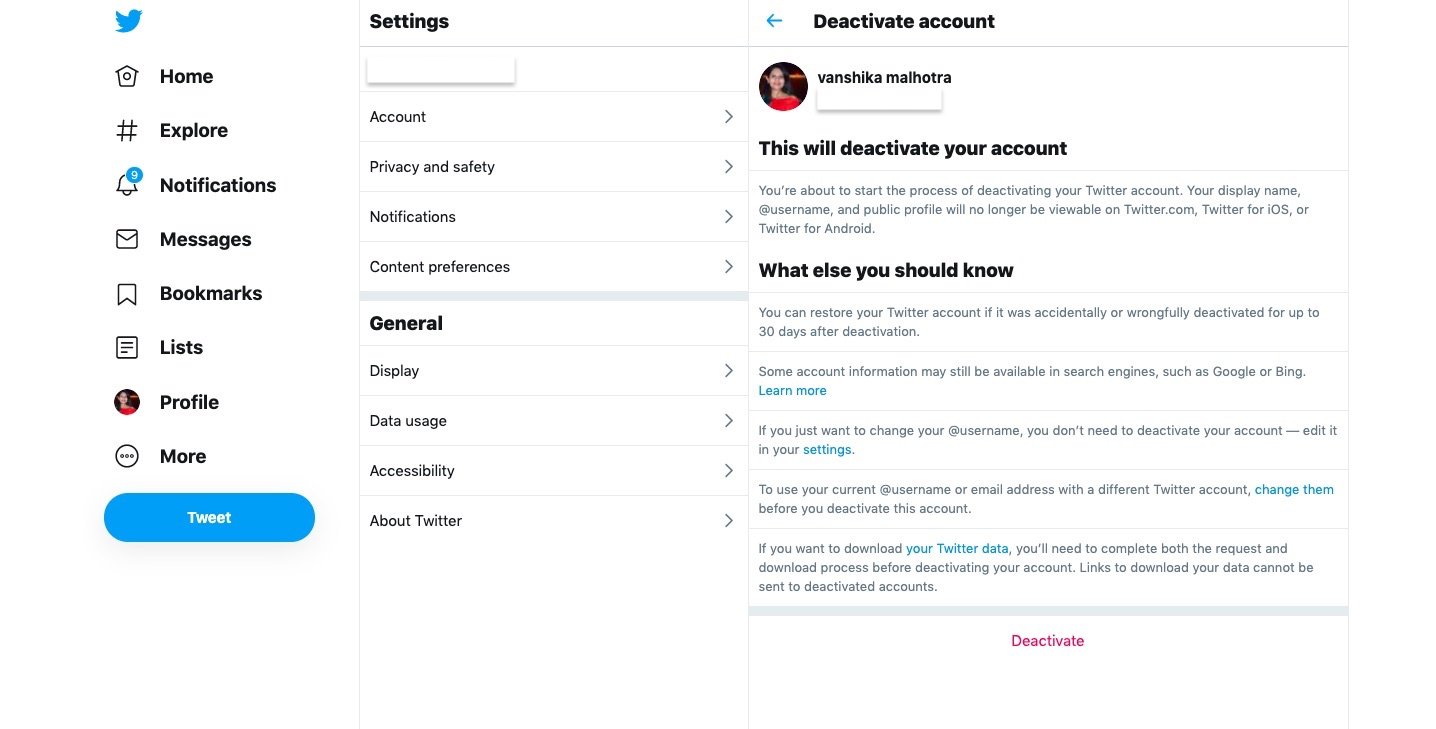 How To Deactivate Or Delete Your Twitter Account?