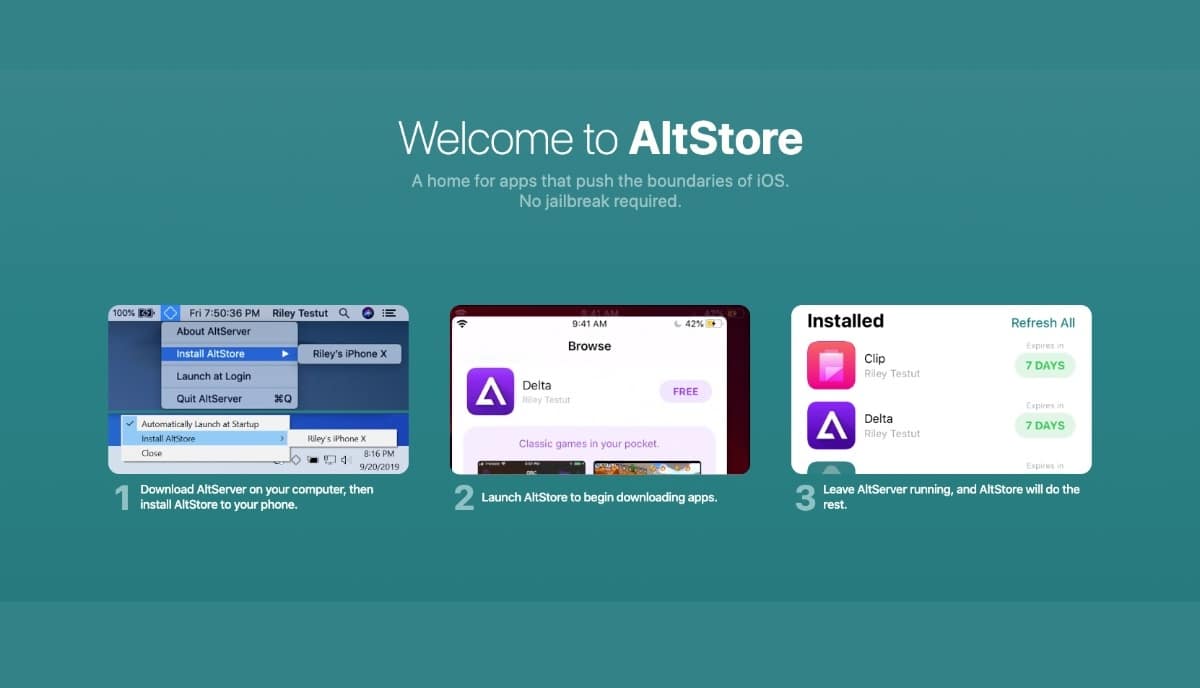 AltStore iOS App Store alternative