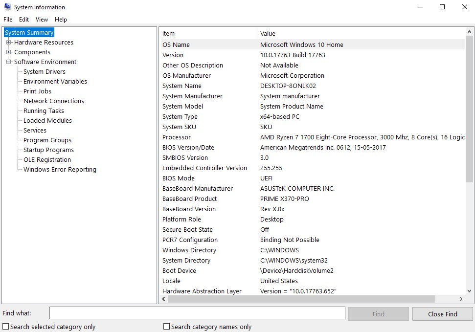 computer specs simbl