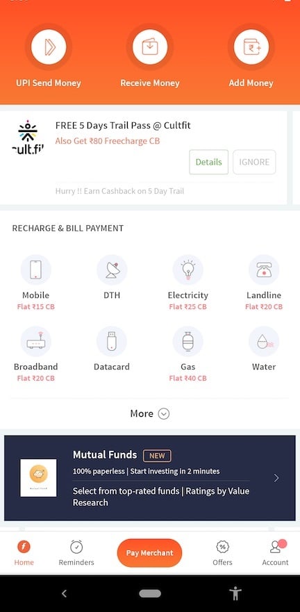 FreeCharge: best mobile wallets