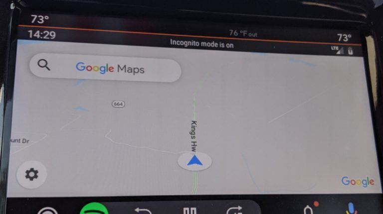 Google Maps Incognito Mode Android Auto