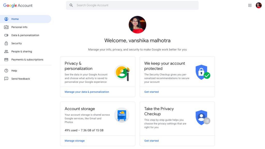Google One (Gmail access)