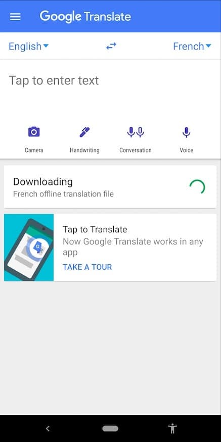 Google Translate: best travel apps