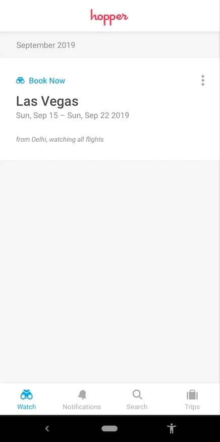 Hopper: best travel apps