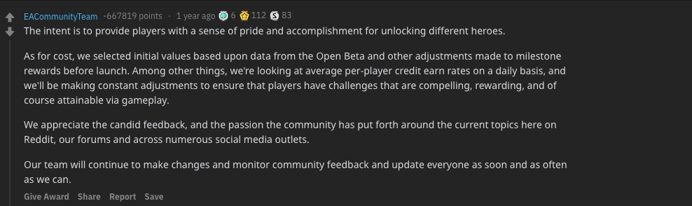 Reddit most downvoted comment by EA