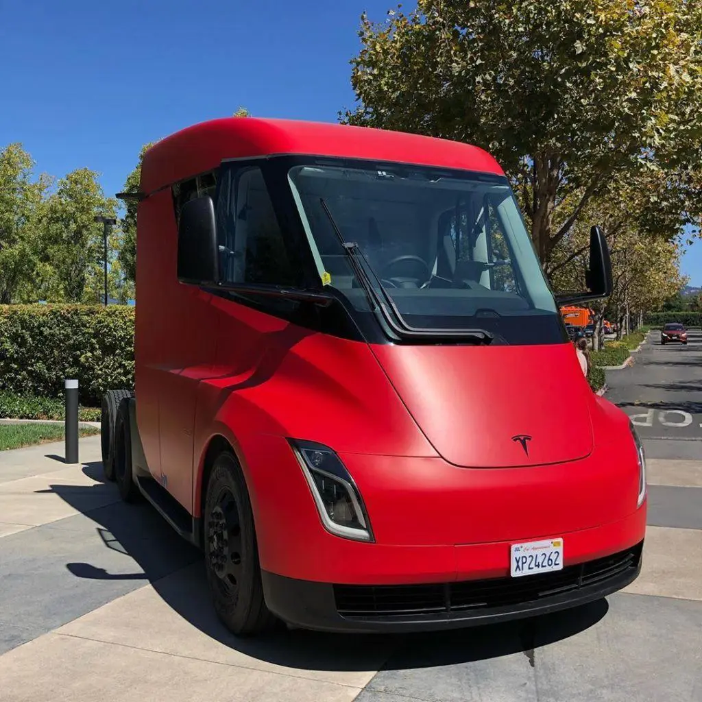 Tesla Semi Prototype At Pixar Studios