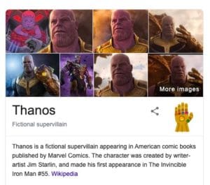 Thanos Google Hidden Trick
