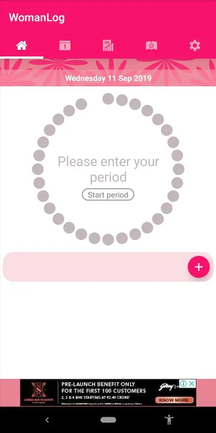 WomanLog: best period tracker apps