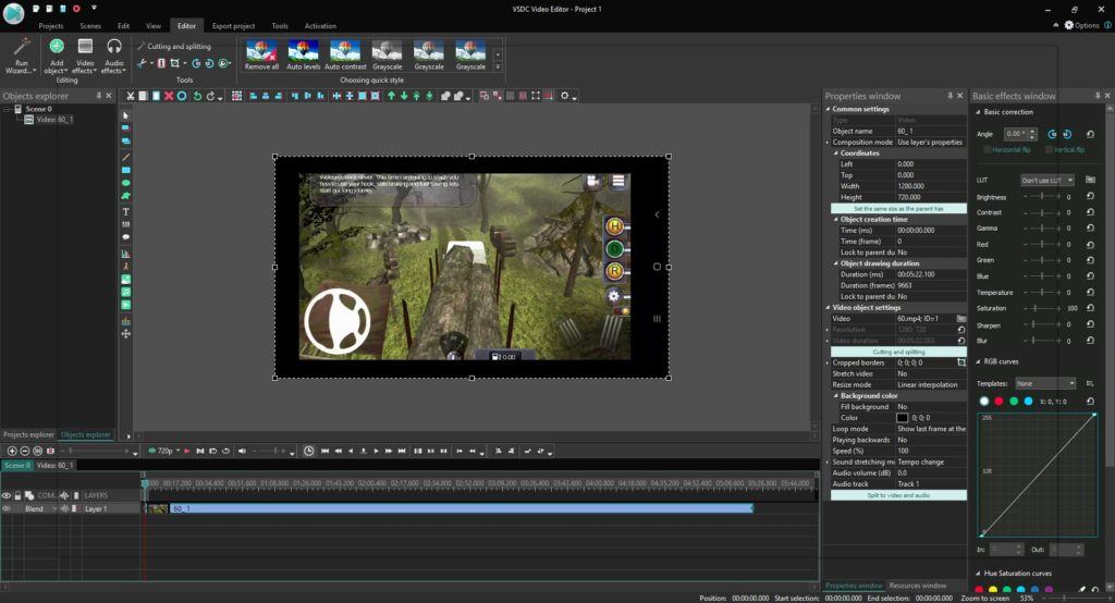 best video editing software vsdc