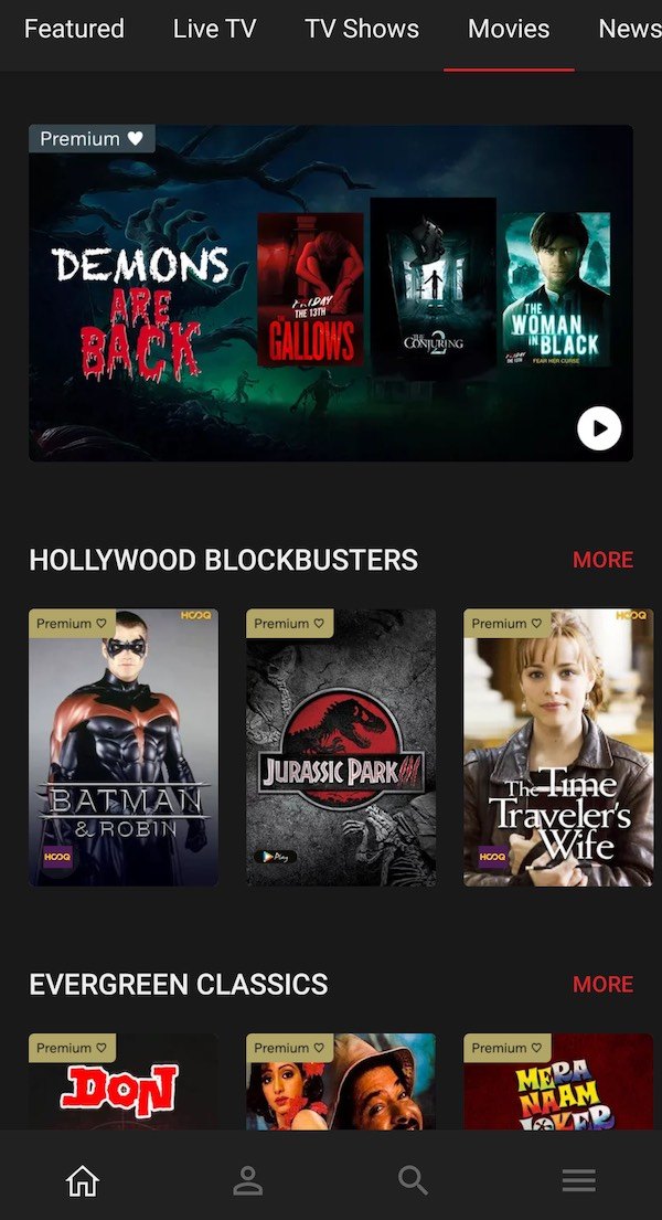 free movies apps online