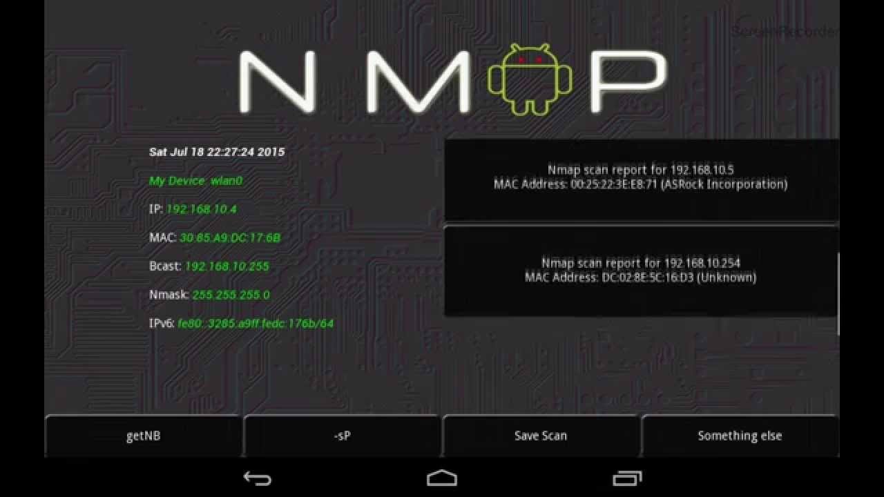 nmap on android phone