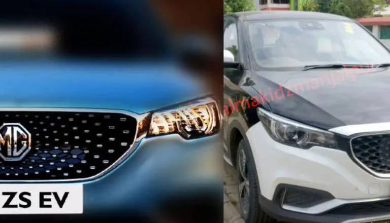 Hyundai Kona Rival MG ZS Electric SUV Teased And Spied