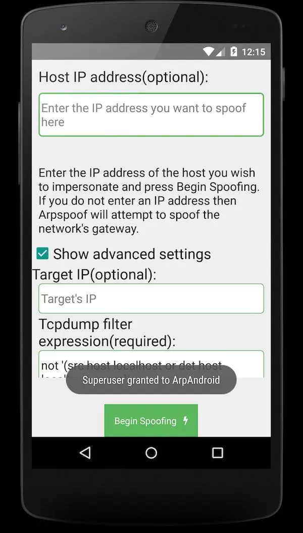 wifi hacker app arpspoof