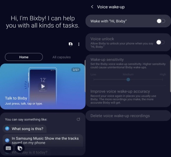 Disable Bixby for Ok Google