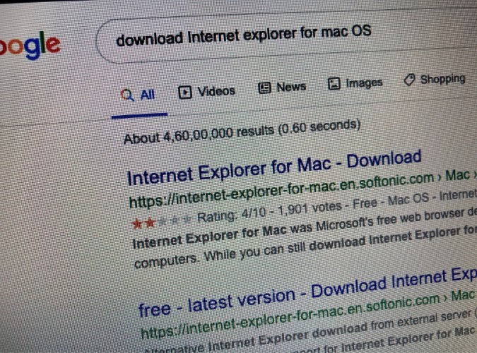 IE download for Mac