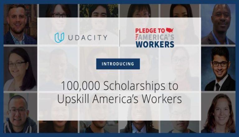 Udacity Free Scholarship America's Workers