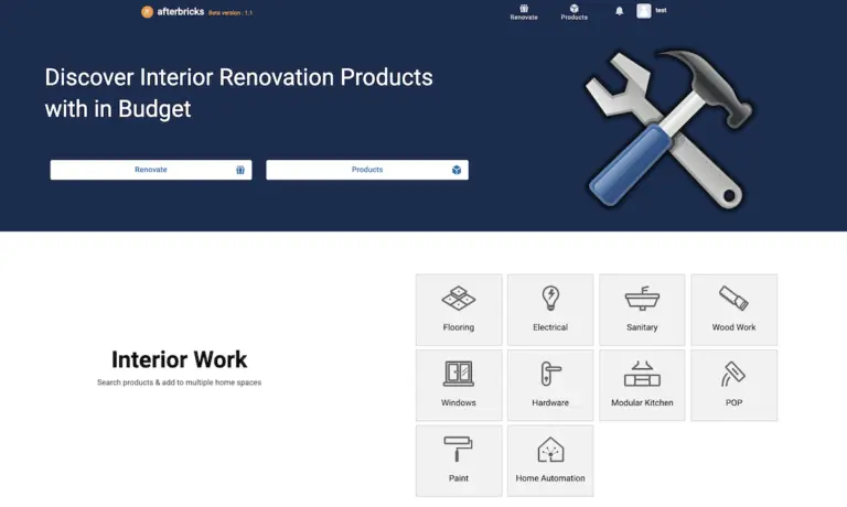 afterbricks home renovation startup