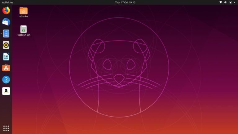 ubuntu 19.10 desktop