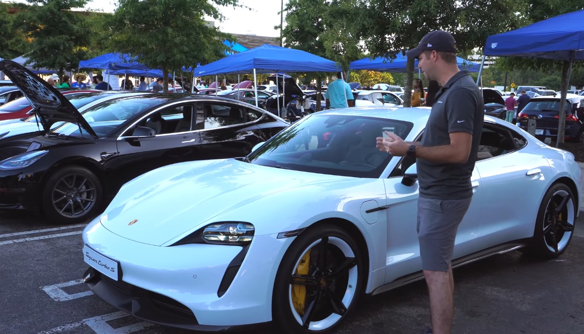 Porsche Taycan Electric car